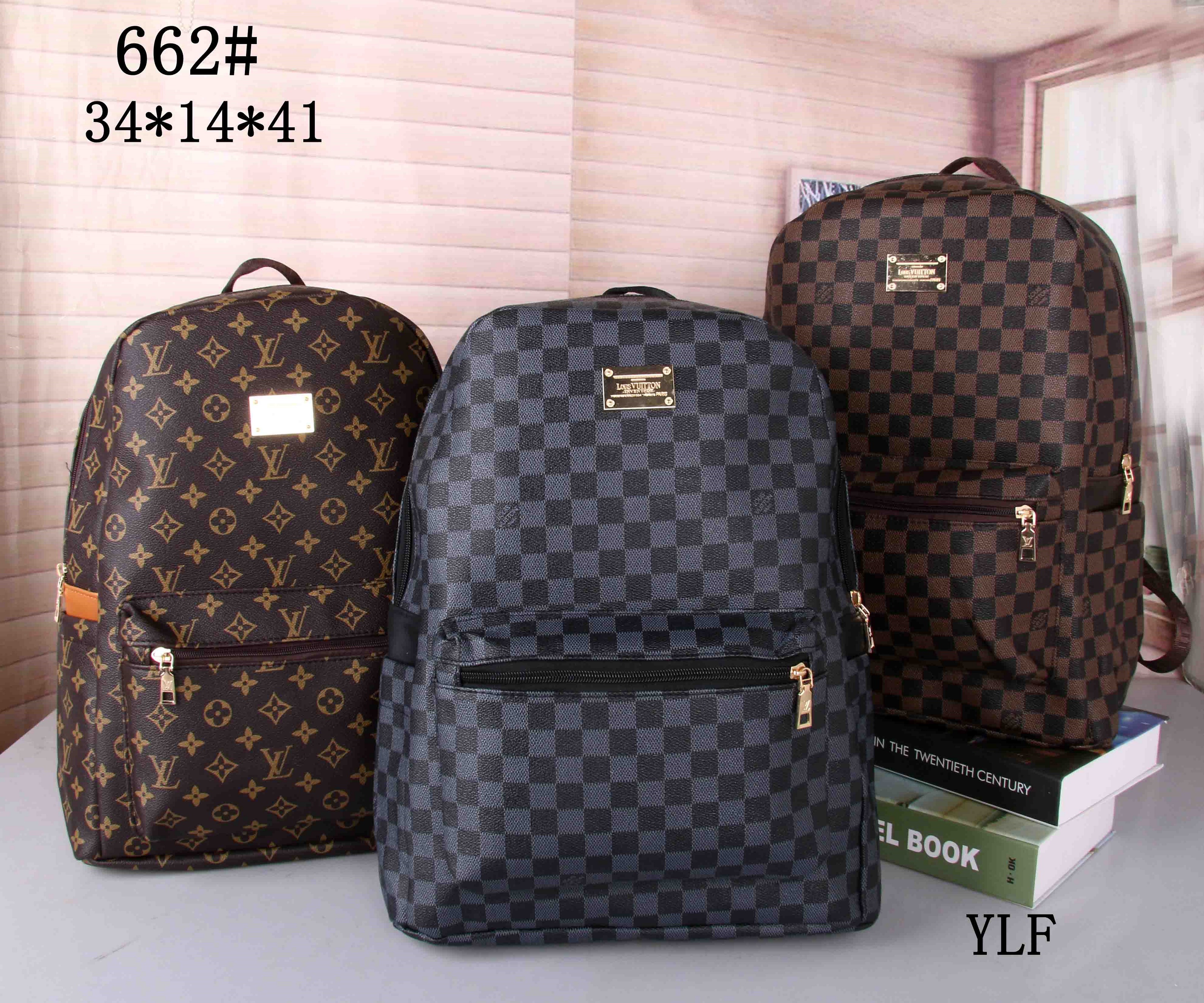 

Hot Sell Classic Fashion bags brand designer Women Men Backpack Style Bag Unisex Shoulder Handbags Travel hiking bag #662