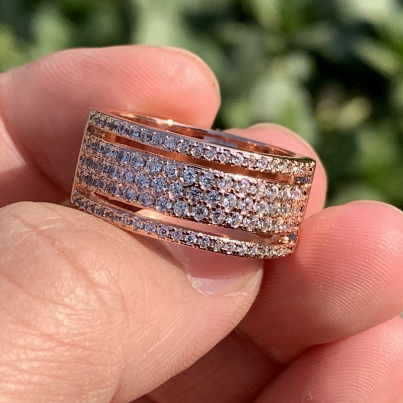 Victoria Wieck Luxury Jewelry 925 Sterling Silver&Rose Gold Full Pave White Sappire CZ Diamond Party Promise Women Wedding Bridal Ring Gift
Victoria Wieck Luxury Jewelry 925 Sterling Silver&Rose Gold Full Pave White Sappire CZ Diamond Party Promise Women Wedding Bridal Ring Gift