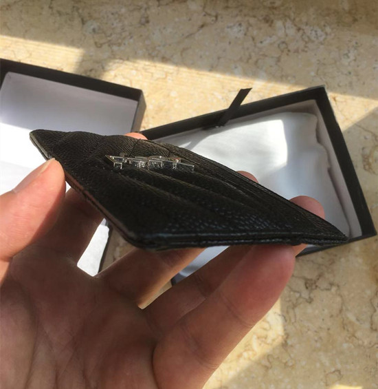 Black Caviar design Card Holders MINI Wallets Men Women lambskin Card Holder100% 100% real photo Genuine leather Credit card holder With box
Black Caviar design Card Holders MINI Wallets Men Women lambskin Card Holder100% 100% real photo Genuine leather Credit card holder With box