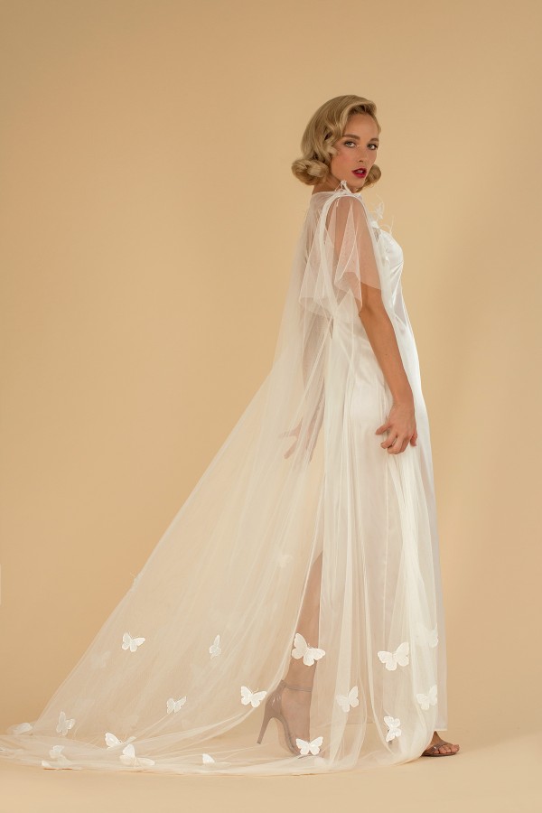 Fashion Sexy Nightgowns Illusion Short Sleeve Bath Robe Sleepwear Lace Appliques Bridal Bride Bridesmaid Robes For Wedding
