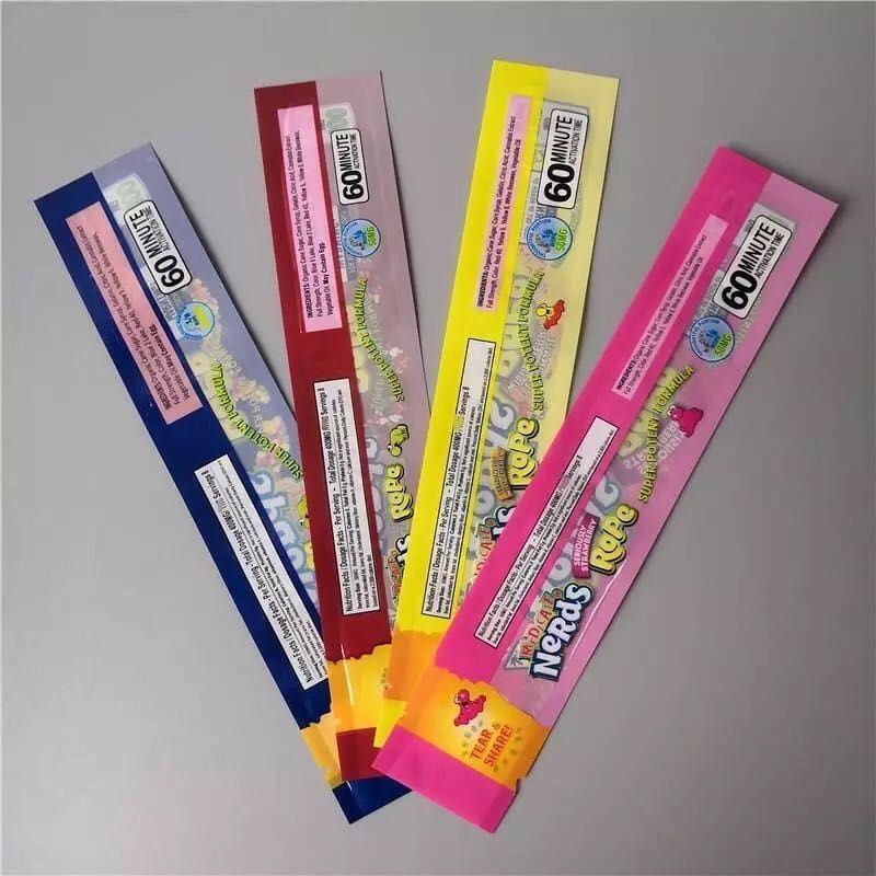 NeRds ROPE Bag Exotic 420 400 Empty Nerdsrope Packaging Long Three edge-sealing Bags 6 Types Smell Proof package DHL Free
NeRds ROPE Bag Exotic 420 400 Empty Nerdsrope Packaging Long Three edge-sealing Bags 6 Types Smell Proof package DHL Free