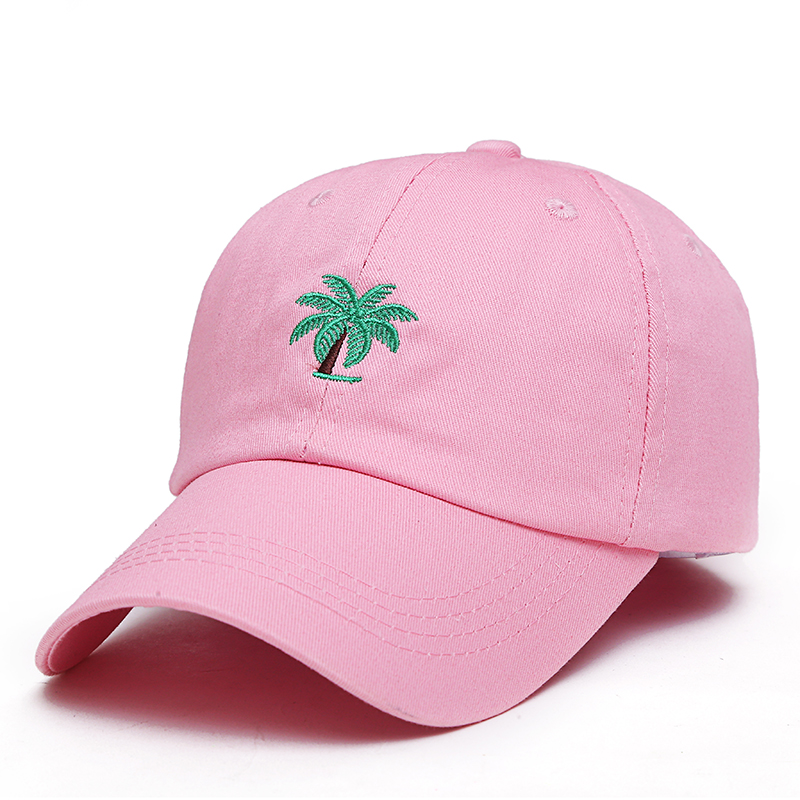 new Embroidery Palm Trees Curved Dad Hats Take A Trip Baseball Cap Coconut Trees Hat Strapback Hip Hop Caps Adjustable