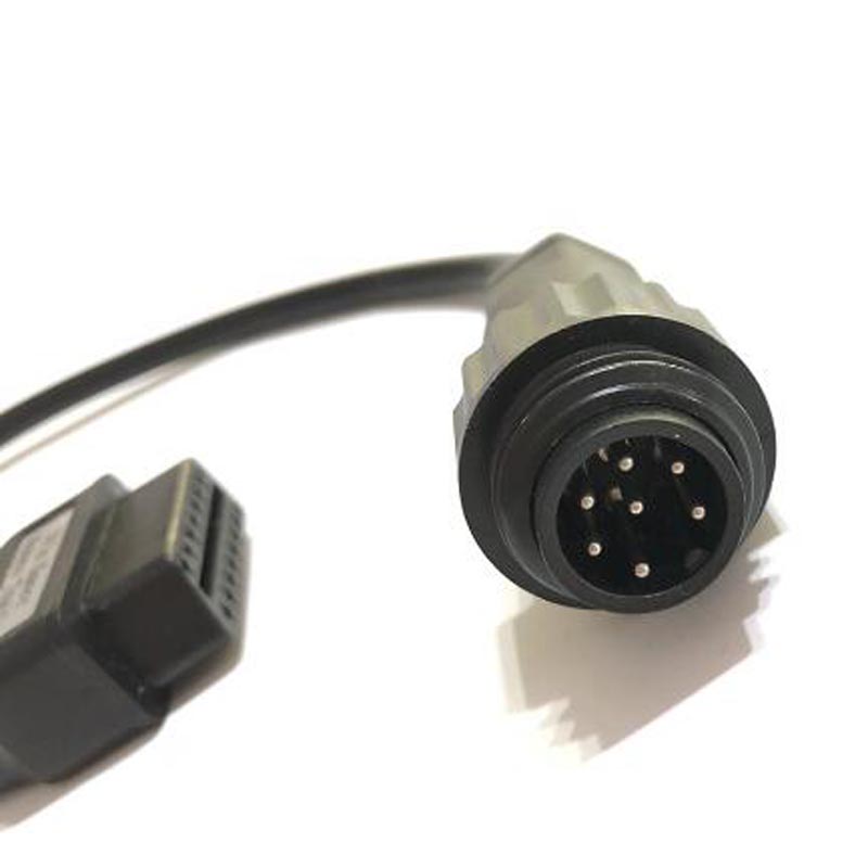 For Knorr Wa-bco 7 PIN 7pin to OBD II 16Pin Converter Cable for diesel Truck Knorr Wabco Trailer
For Knorr Wa-bco 7 PIN 7pin to OBD II 16Pin Converter Cable for diesel Truck Knorr Wabco Trailer