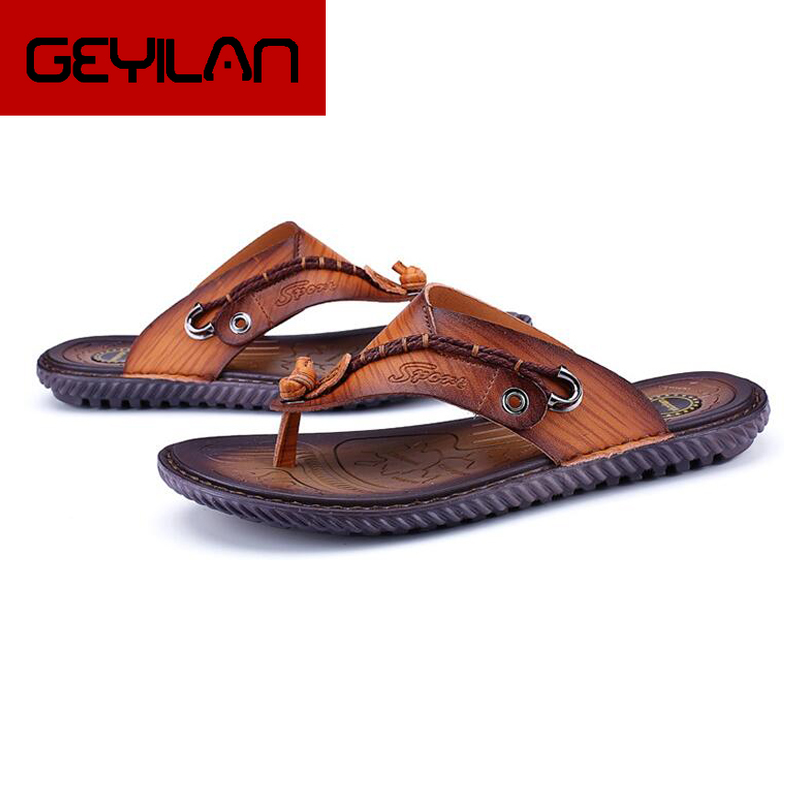 2019 New men flip-flops Slippers large size 38-47 Men's casual non-slip outdoor Genuine Leather Men's Slippers soft 0063, Blue slippers
2019 New men flip-flops Slippers large size 38-47 Men's casual non-slip outdoor Genuine Leather Men's Slippers soft 0063, Blue slippers