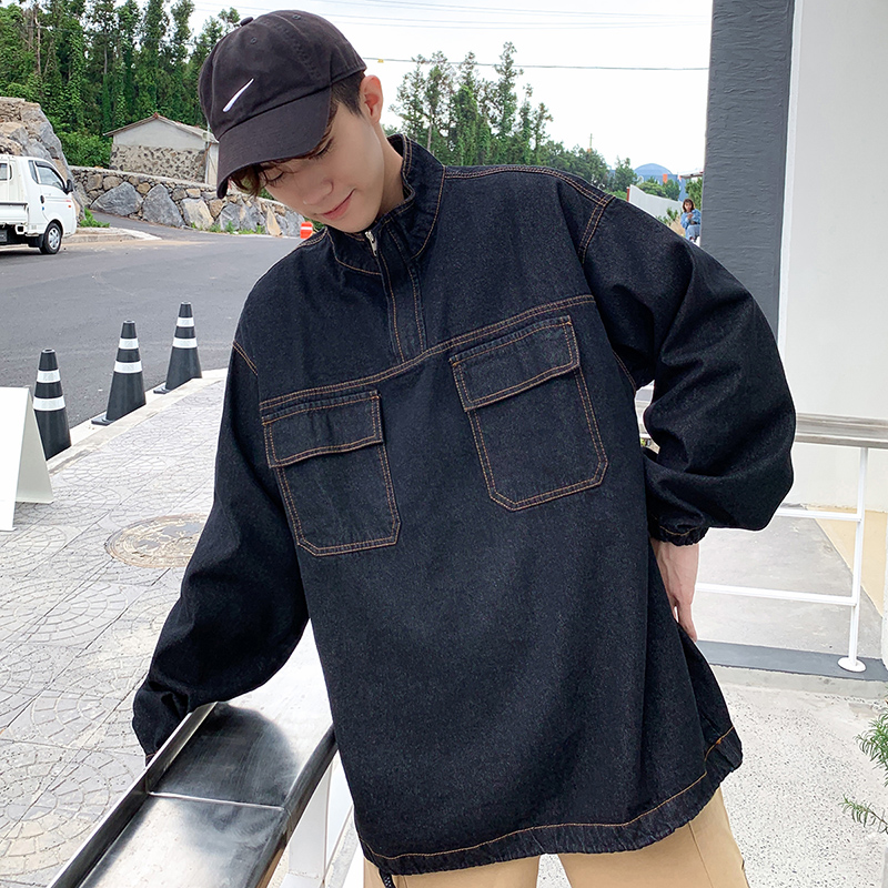 Jean Jacket Men Hip Hop Pockets Sweatshirts Men Autumn Plus Size 5XL Harajuku Casual Oversize Denim Jacket Korea Streetwear, Black(asiansize)
Jean Jacket Men Hip Hop Pockets Sweatshirts Men Autumn Plus Size 5XL Harajuku Casual Oversize Denim Jacket Korea Streetwear, Black(asiansize)