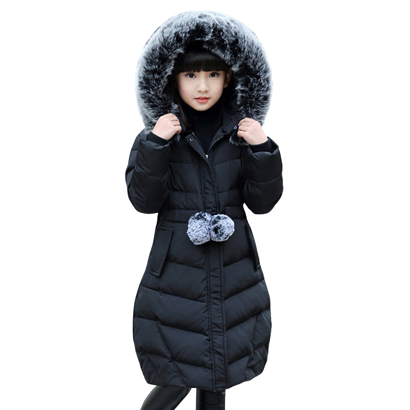 -30 degrees Girls clothing warm Down jacket for girl clothes Winter Thicken Parka Fur Hooded Children Outerwear Coats, Blue;gray
-30 degrees Girls clothing warm Down jacket for girl clothes Winter Thicken Parka Fur Hooded Children Outerwear Coats, Blue;gray