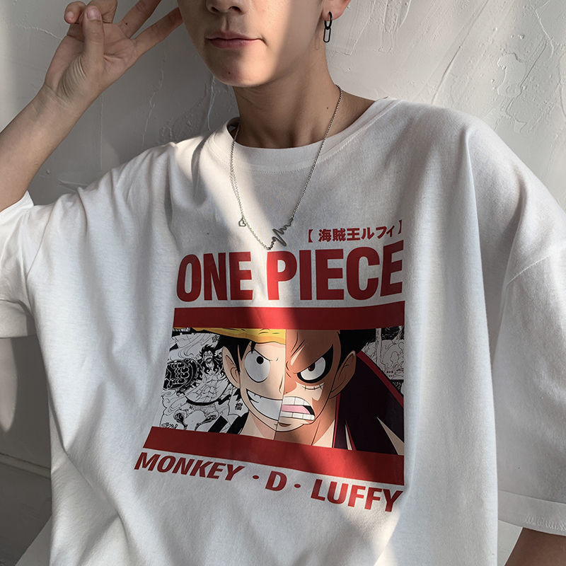 Man Woman Anime Printed Short-sleeved T Shirt Mans Haruku Casual Fashion Graphic Tees