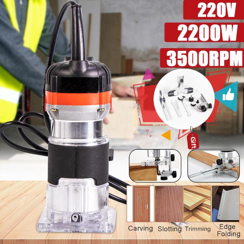 2200W 6.35mm 3500rpm Electric Laminate Edge Trimmer Mini Wood Router Carving Machine Carpentry Woodworking Power Tools
2200W 6.35mm 3500rpm Electric Laminate Edge Trimmer Mini Wood Router Carving Machine Carpentry Woodworking Power Tools