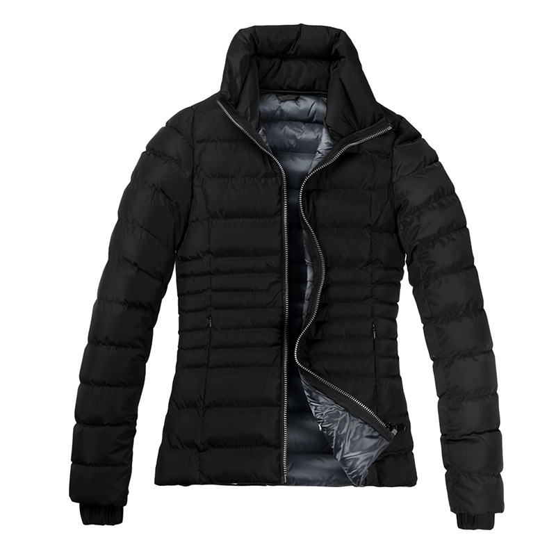 Winter Warm Men Outwear Over Coat 2019 New Male Down Jacket Dark Black Duck Down Stand Collar Jacket Coat