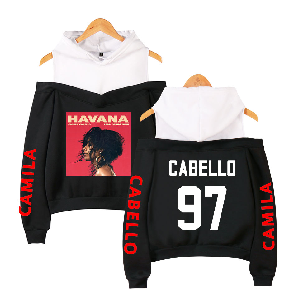 2019 Camila Cabello Logo Printed Hooded Sweatshirt Harajuku Kawaii Pink Off The Shoulder Hoodie Cute Korean Streetwear Plus Size, Black
2019 Camila Cabello Logo Printed Hooded Sweatshirt Harajuku Kawaii Pink Off The Shoulder Hoodie Cute Korean Streetwear Plus Size, Black