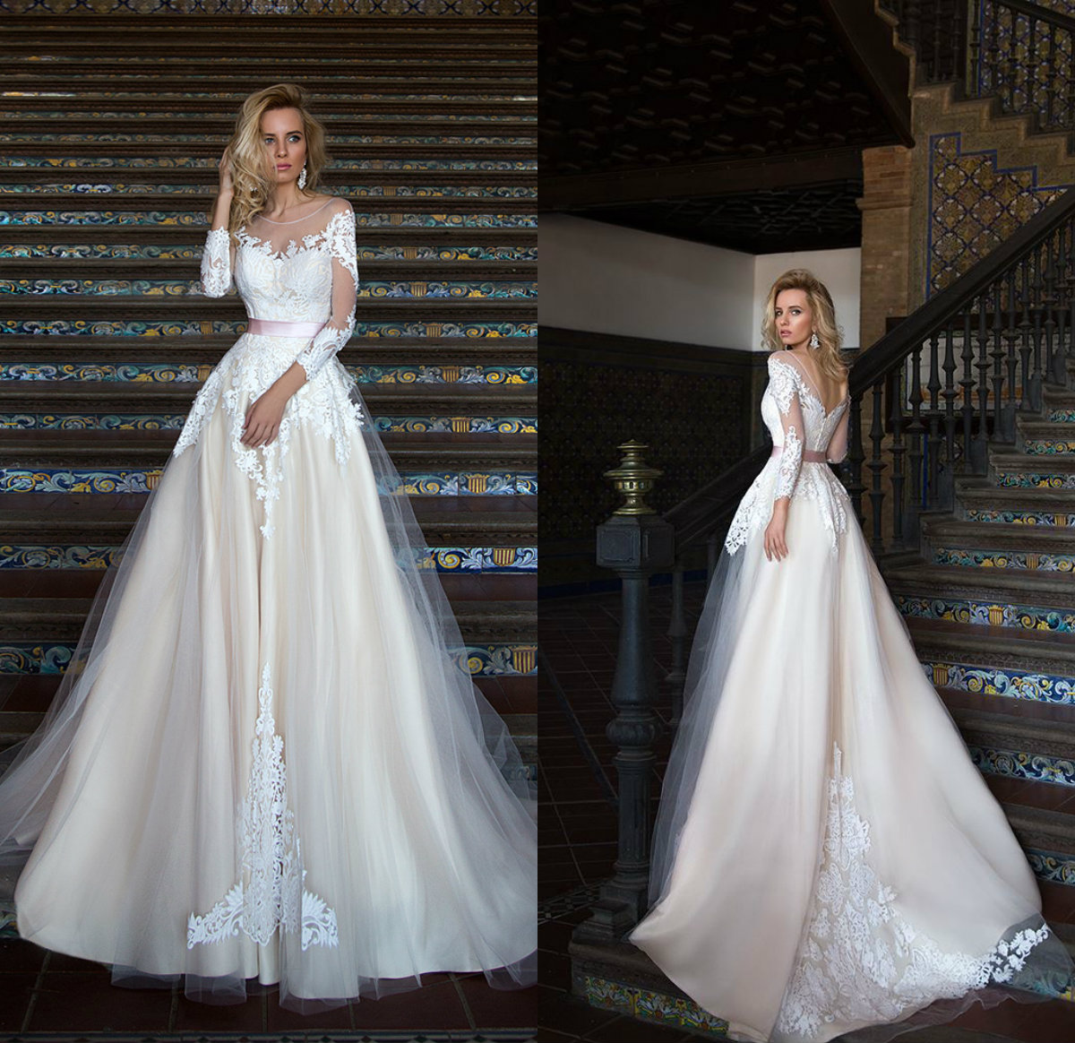 2020 Modest Wedding Dresses Sheer Jewel Neck Sweep Train Lace Appliqued Beach Wedding Dress Custom Made Long Sleeves Plus Size Bridal Gowns, Hunter
2020 Modest Wedding Dresses Sheer Jewel Neck Sweep Train Lace Appliqued Beach Wedding Dress Custom Made Long Sleeves Plus Size Bridal Gowns, Hunter