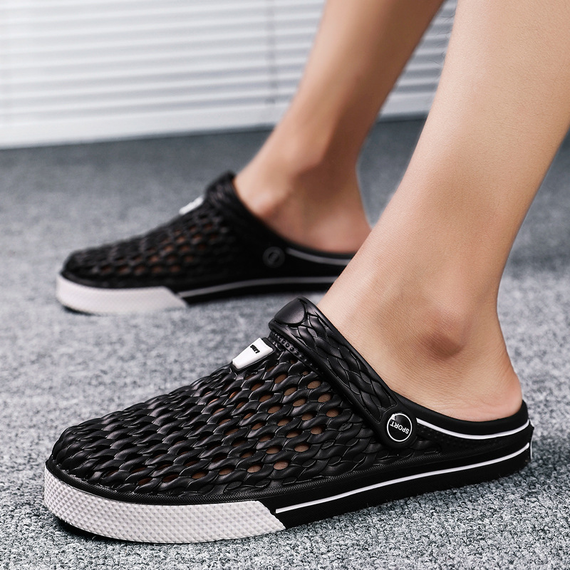Fashion Summer Men Slippers Comfortable Soft Bottom Slipper Men Casual Non-Slip Men'S Sandals Breathable Cut-Outs Male Slippers, Black
Fashion Summer Men Slippers Comfortable Soft Bottom Slipper Men Casual Non-Slip Men'S Sandals Breathable Cut-Outs Male Slippers, Black