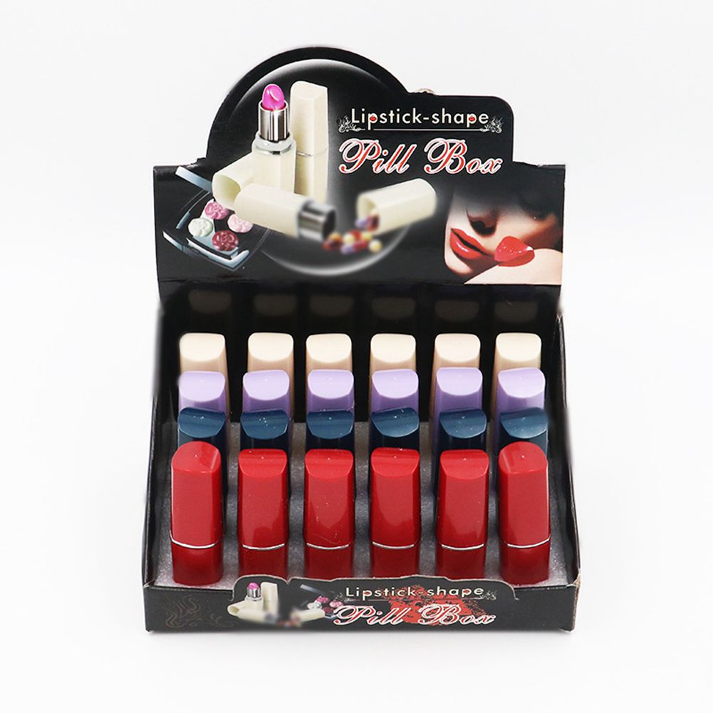 Lipstick Shaped Stash Security Diversion Hide Pocket Secret Safe Pill Case Jewelry Box Container Plastic Bins Box 7.5*1.8cm
Lipstick Shaped Stash Security Diversion Hide Pocket Secret Safe Pill Case Jewelry Box Container Plastic Bins Box 7.5*1.8cm