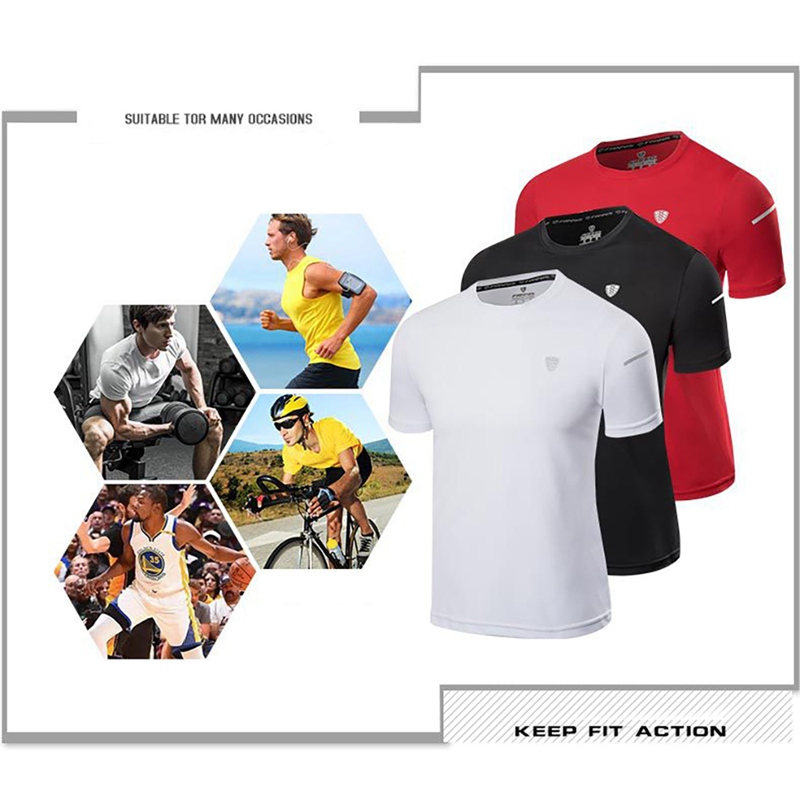 New Men's Short Sleeve Fashion Casual T-Shirt Top Fitness T-Shirt Sportswear Running T-Shirts Hot, Black
New Men's Short Sleeve Fashion Casual T-Shirt Top Fitness T-Shirt Sportswear Running T-Shirts Hot, Black