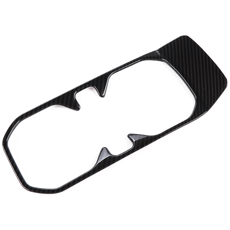 Carbon Fiber Front Water Cup Holder Cover Decorative Cover For Jeep Wrangler JL 2018 Factory Outlet High Quatlity Auto Internal Accessories