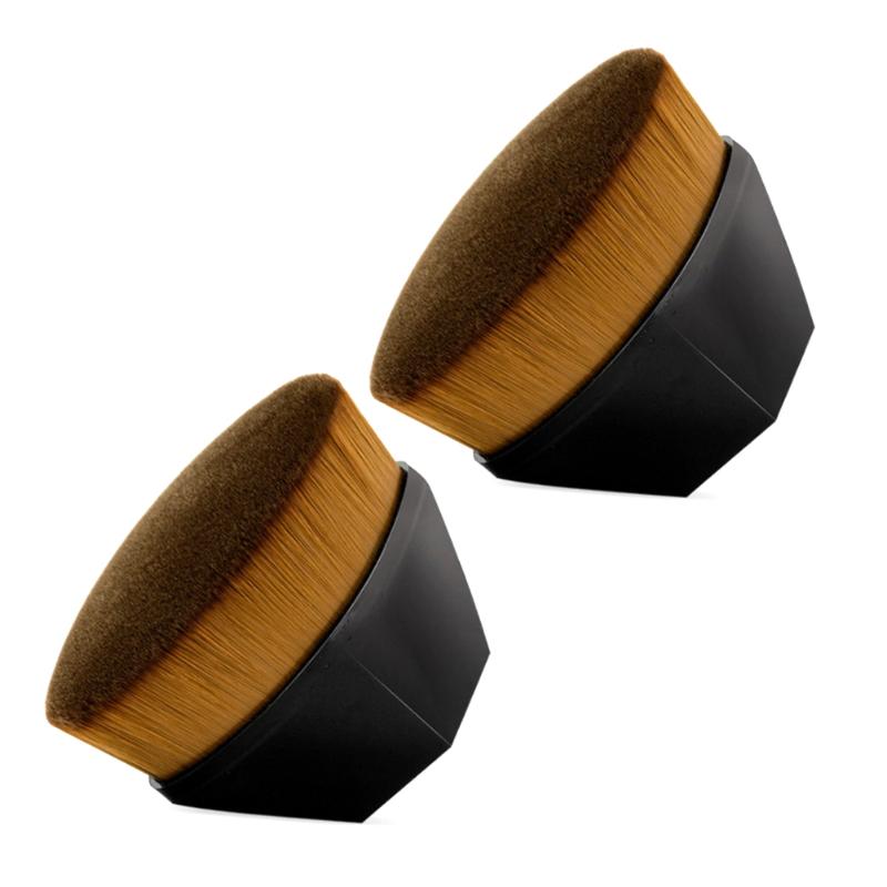 Makeup Brush Flat Hexagon Face Blush Liquid Powder Foundation Brush for Blending Liquid Powder Cosmetics Black 2Pcs
Makeup Brush Flat Hexagon Face Blush Liquid Powder Foundation Brush for Blending Liquid Powder Cosmetics Black 2Pcs