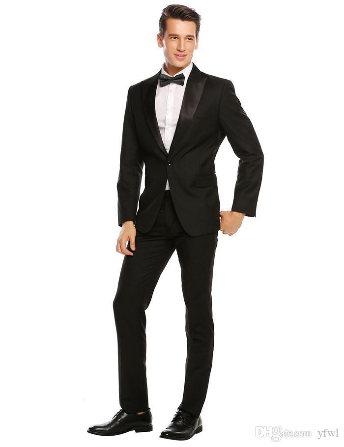 Black tuxedos groom wedding men suits mens wedding suits tuxedo costumes de smoking pour hommes men(Jacket+Pants+Tie) 063, Same as image
Black tuxedos groom wedding men suits mens wedding suits tuxedo costumes de smoking pour hommes men(Jacket+Pants+Tie) 063, Same as image
