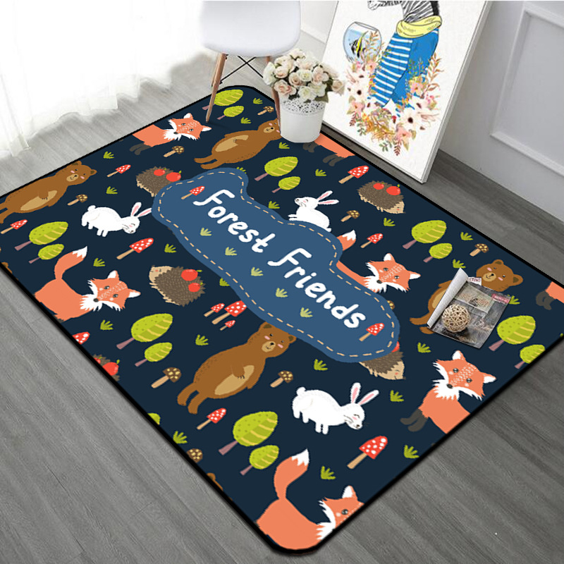 Forest Animal Children Carpet Nordic Style Kids Area Rugs for Livingroom Children's Room Play Crawling Floor Mat Christmas Rugs
Forest Animal Children Carpet Nordic Style Kids Area Rugs for Livingroom Children's Room Play Crawling Floor Mat Christmas Rugs