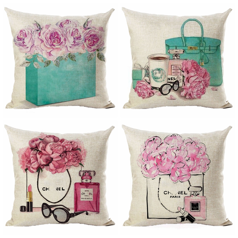 4 Pack Flower basket Printed Sofa Decorative Throw Pillow Case Cotton Linen Sofa Throw Pillow Case Home Car Cushion Covers 45*45cm
4 Pack Flower basket Printed Sofa Decorative Throw Pillow Case Cotton Linen Sofa Throw Pillow Case Home Car Cushion Covers 45*45cm