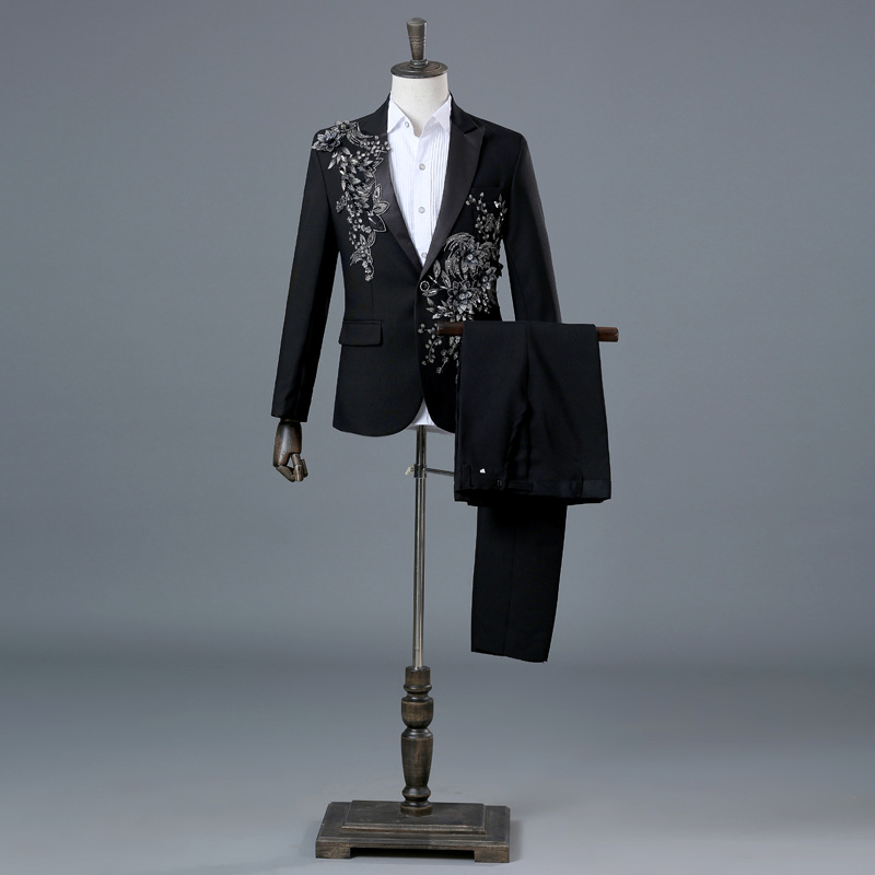 Classic Notch Lapel tuxedos groom wedding men suits mens wedding suits tuxedo costumes de smoking pour hommes men(Jacket+Pants+Tie) 193, Same as image
Classic Notch Lapel tuxedos groom wedding men suits mens wedding suits tuxedo costumes de smoking pour hommes men(Jacket+Pants+Tie) 193, Same as image