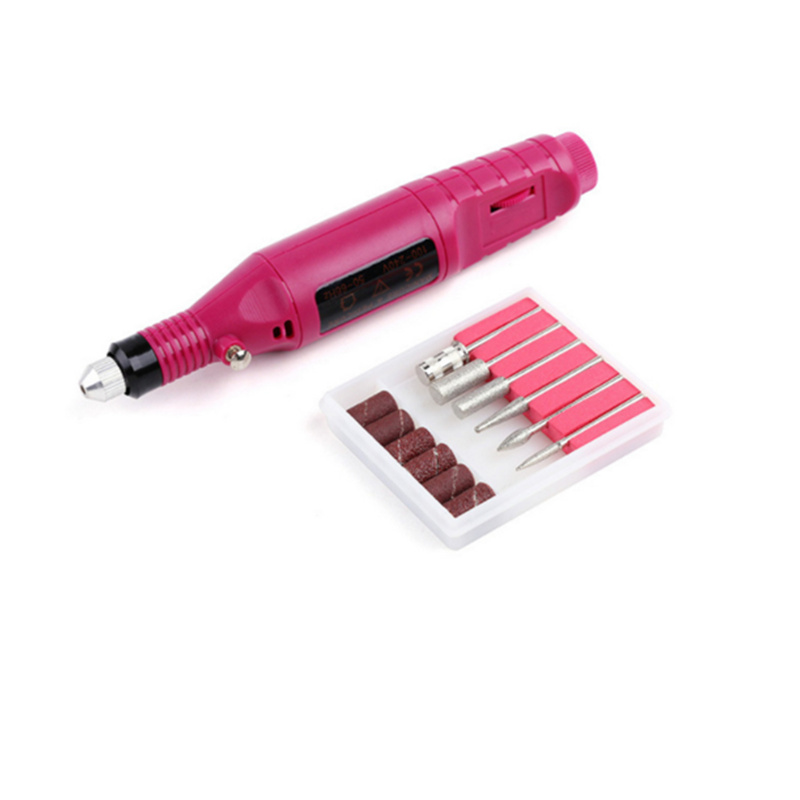 High speed professional electric nail drill electric nail machine drill auxiliary pedicure tool set file bit tool nail