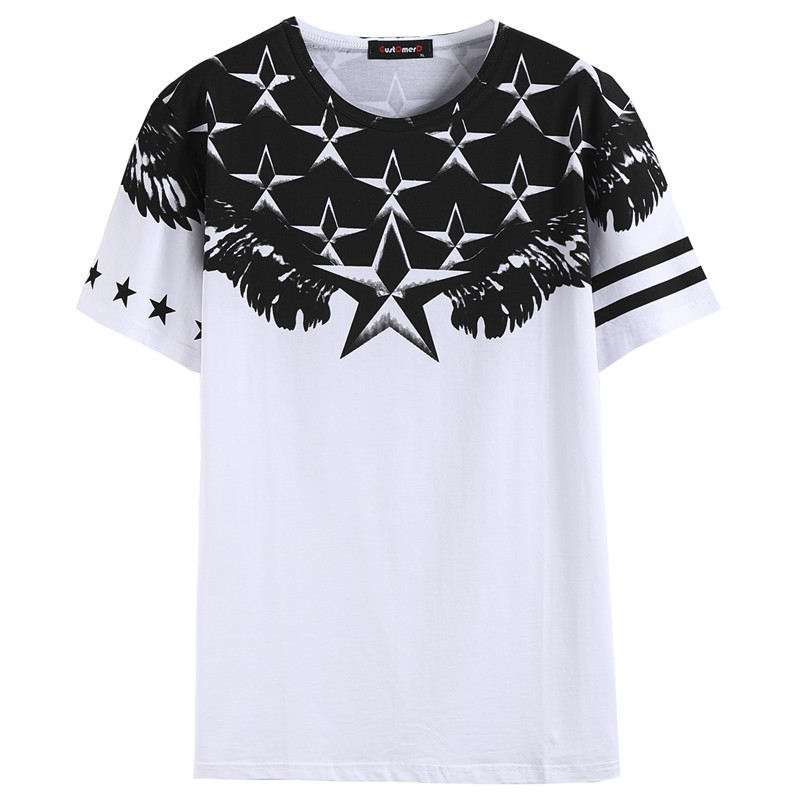 Summer Fashion Hot T Shirts Hip Hop Mens Designer Stars T Shirts Printing Brand Mens Short Sleeve M-3XL, White
Summer Fashion Hot T Shirts Hip Hop Mens Designer Stars T Shirts Printing Brand Mens Short Sleeve M-3XL, White