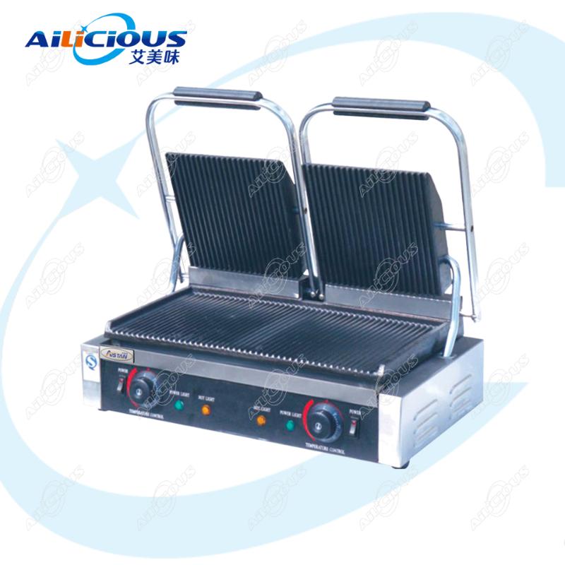 EG811/813/815 Commercial Electric Panini Griddle Contact Press Grill Pan Stainless Steel Sandwich Panini Machine
EG811/813/815 Commercial Electric Panini Griddle Contact Press Grill Pan Stainless Steel Sandwich Panini Machine