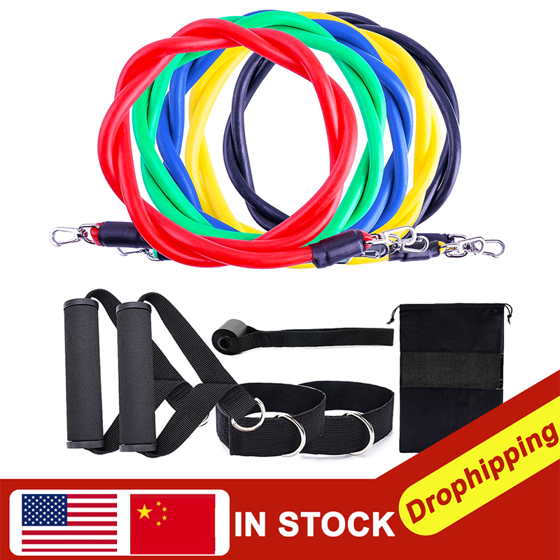 11pc Resistance Bands Set Expander Yoga Exercise Fitness Rubber Tubes Band Stretch Training Home Gyms Workout at Home
11pc Resistance Bands Set Expander Yoga Exercise Fitness Rubber Tubes Band Stretch Training Home Gyms Workout at Home