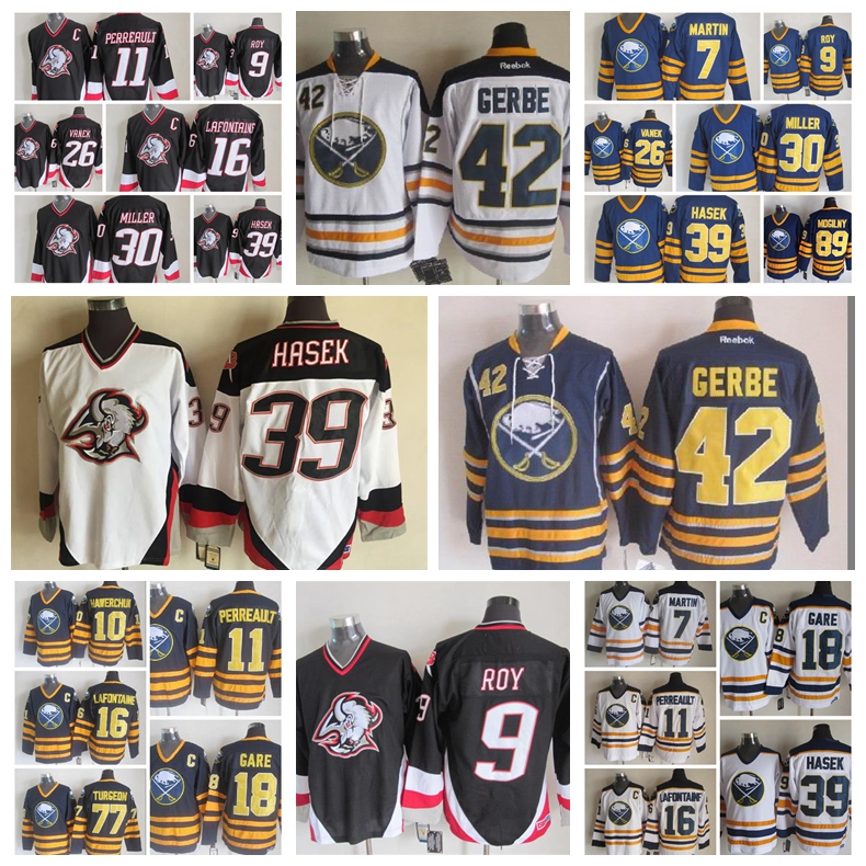 Fashion Retro Buffalo Sabres Jersey 39 Dominik Hasek 89 Alexander Mogilny 7 Rick Martin 9 Derek Roy Blue White Mens Stitched Hockey Jerseys
Fashion Retro Buffalo Sabres Jersey 39 Dominik Hasek 89 Alexander Mogilny 7 Rick Martin 9 Derek Roy Blue White Mens Stitched Hockey Jerseys