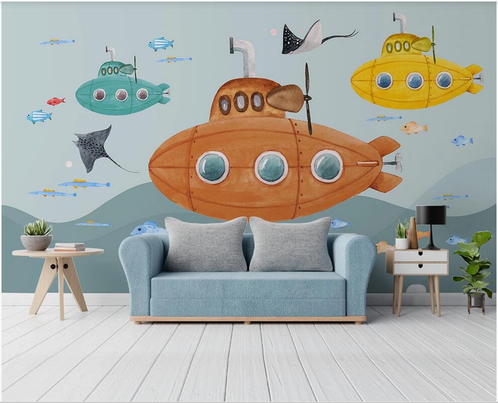 3d wallpaper custom photo HD hand-painted cartoon submarine underwater world children's room background home decor wall paper for walls 3 d, Non-woven
3d wallpaper custom photo HD hand-painted cartoon submarine underwater world children's room background home decor wall paper for walls 3 d, Non-woven