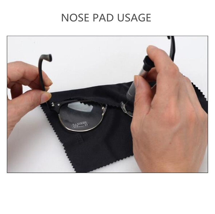 Wholesale 500pcs General Size Glasses Nose Pads Healthy Silicone Symmetrical PADS Eyeglasses Anti-Slip Comfortable Soft Eyewear Accessories Zero-Press