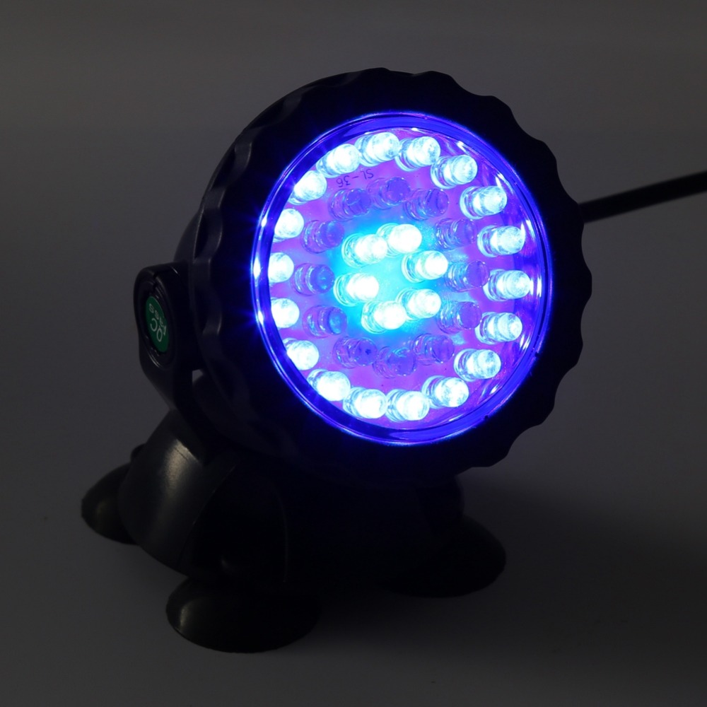 36 LED RGB Color Underwater Submersible Spot Light Fish Tank Aquarium Landscape Waterproof For Pool Fountains Pond Garden Lamp
36 LED RGB Color Underwater Submersible Spot Light Fish Tank Aquarium Landscape Waterproof For Pool Fountains Pond Garden Lamp