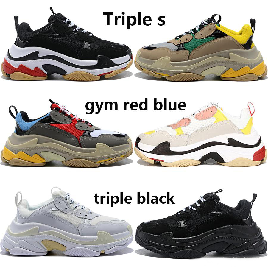 Triple S Platform Sneakers For Men Women Chaussures Paris 17FW Triple Black Cream Yellow Red Casual Shoes party Shoes 36-45, Double box
Triple S Platform Sneakers For Men Women Chaussures Paris 17FW Triple Black Cream Yellow Red Casual Shoes party Shoes 36-45, Double box
