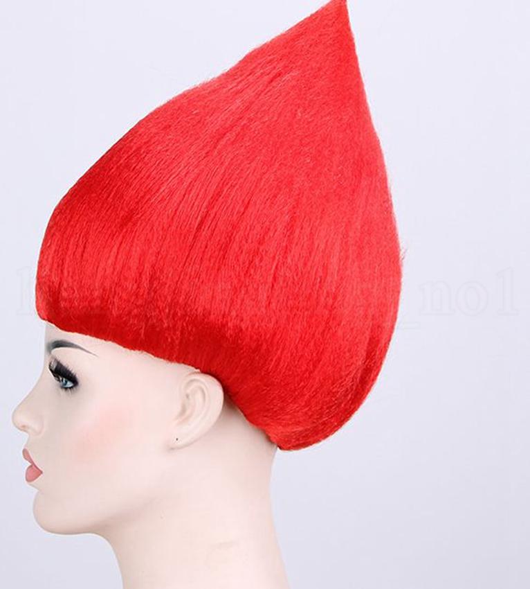 kids Trolls Wig Costume Cosplay Party Supplies Party Cosplay Wig Kid Cosplay Party Supplies Trolls wig KKA70916914614