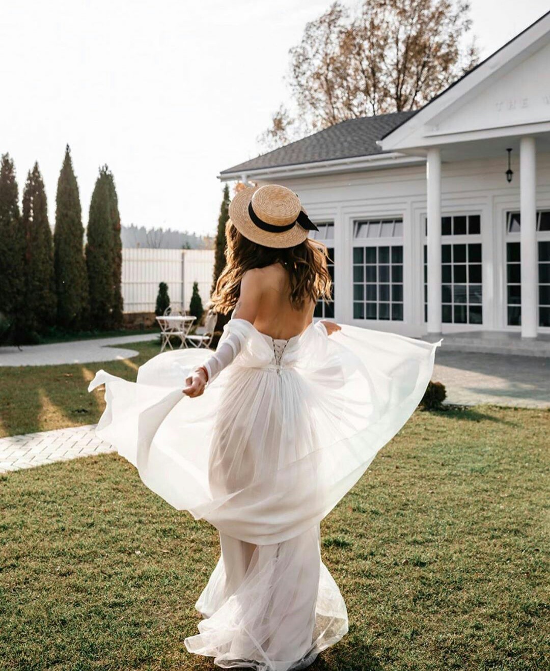 Bohemian A Line Wedding Dresses Sheer V Neck Short Sleeve Chiffon Bridal Gowns Beach Floor Length vestidos de novia