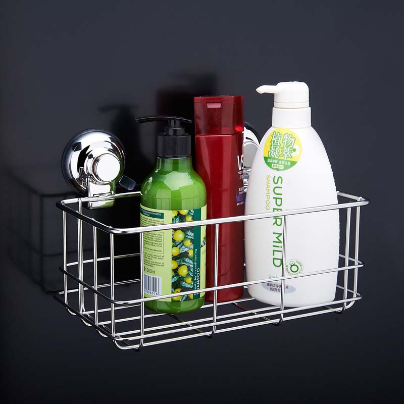 Stainless Steel Strong Suction Shower Basket Dual Sucker Bathroom Shelf Washing Room/Kitchen Corner Basket Wall Mounted Rack Accessories
Stainless Steel Strong Suction Shower Basket Dual Sucker Bathroom Shelf Washing Room/Kitchen Corner Basket Wall Mounted Rack Accessories