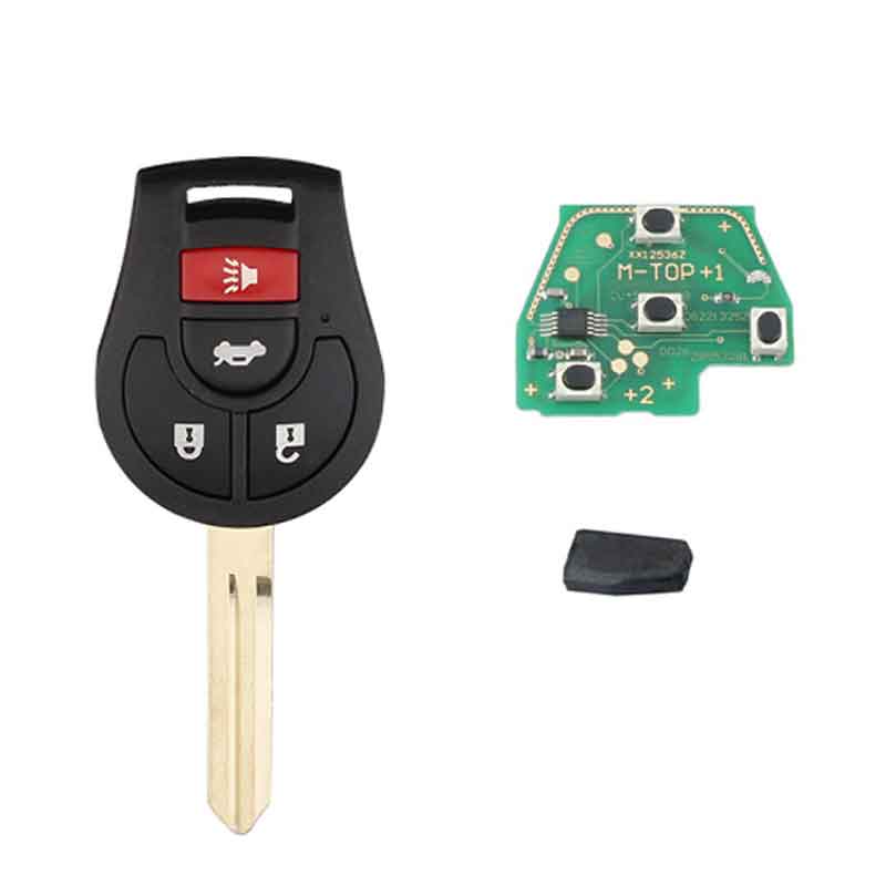 315Mhz Remote Key for Nissan Rogue 2008-2016 For Nissan Versa 2012 2013 2014 2015 With ID46 Chip Original Keys, Black
315Mhz Remote Key for Nissan Rogue 2008-2016 For Nissan Versa 2012 2013 2014 2015 With ID46 Chip Original Keys, Black