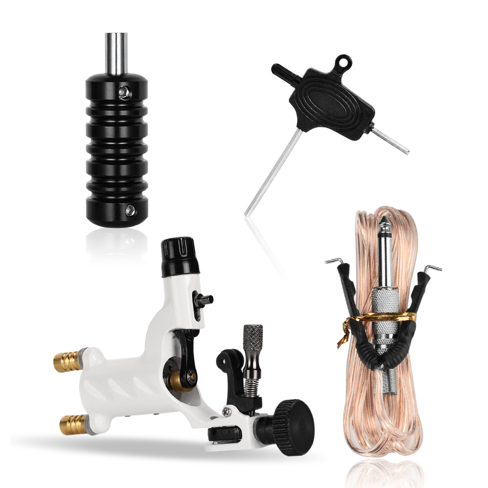white Rotary Tattoo Machine Kits Maquinas De Tatuar Rotativa Profesional Kit Clip Cord Tattoo Needles Grip
white Rotary Tattoo Machine Kits Maquinas De Tatuar Rotativa Profesional Kit Clip Cord Tattoo Needles Grip