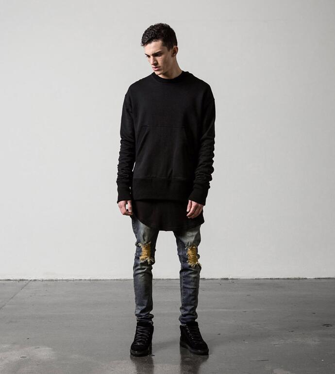 2021 Men's Jeans men black skinny ripped Stretch Slim hip hop swag denim motorcycle biker pants Jogger