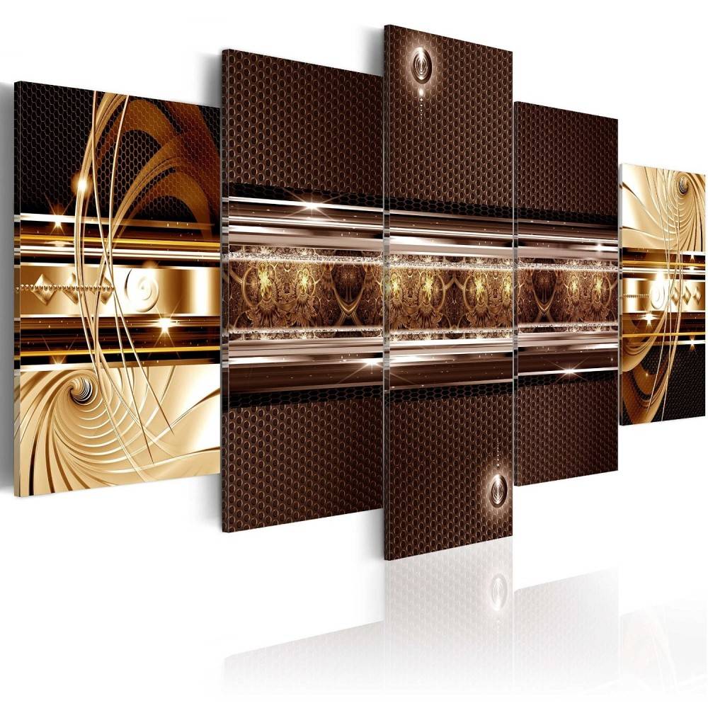 2019 ( No Frame ) Bling Abstract Honeycomb Texture Canvas Print Modern Art Painting Fashion Design for Home Decoration