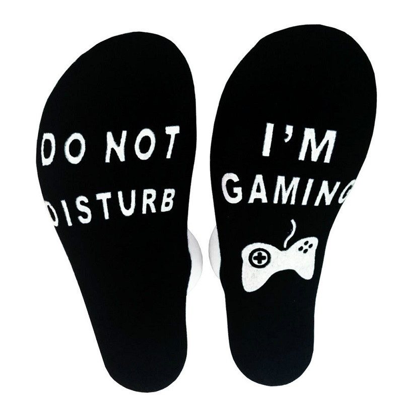 Januarysnow Funny Cotton Socks Do Not Disturb I'm Gaming Men Women Great Gift for Game Lovers Novelty Humorous Word Print socks, White
Januarysnow Funny Cotton Socks Do Not Disturb I'm Gaming Men Women Great Gift for Game Lovers Novelty Humorous Word Print socks, White
