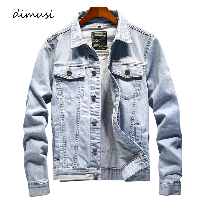 DIMUSI Mens Denim Jacket Spring Autumn Fashion Trendy Ripped Denim Jacket Mens Jeans Jacket Outwear Male Cowboy Coats Clothing LY191206, Denim blue
DIMUSI Mens Denim Jacket Spring Autumn Fashion Trendy Ripped Denim Jacket Mens Jeans Jacket Outwear Male Cowboy Coats Clothing LY191206, Denim blue
