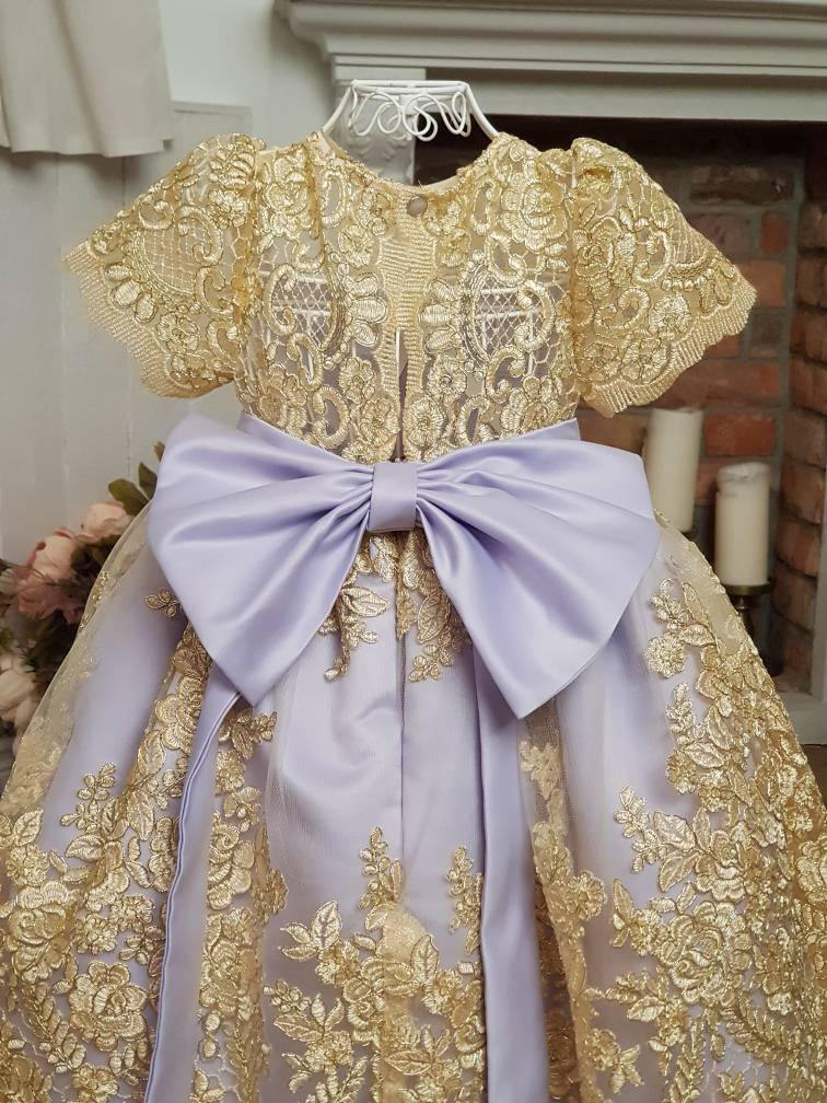 Little Baby Flower Girl Dresses For Wedding Jewel Neck Lace Appliqued A Line Short Sleeve Baby First Communion Dress