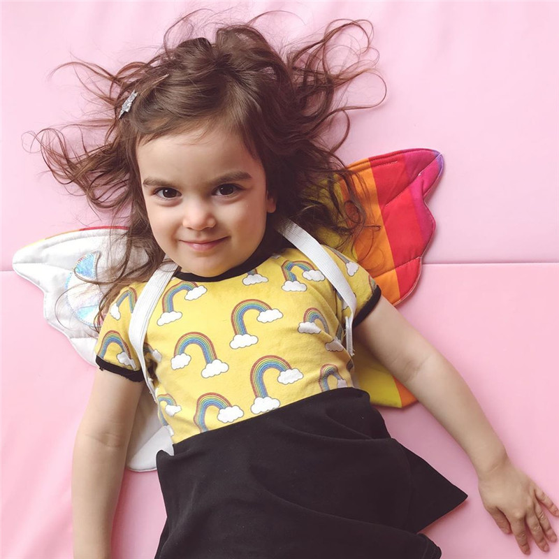 2020 Summer Baby Girls Dress Rainbow Fashion Clothes Children Garment Kids Dresses Set, Yellow
2020 Summer Baby Girls Dress Rainbow Fashion Clothes Children Garment Kids Dresses Set, Yellow