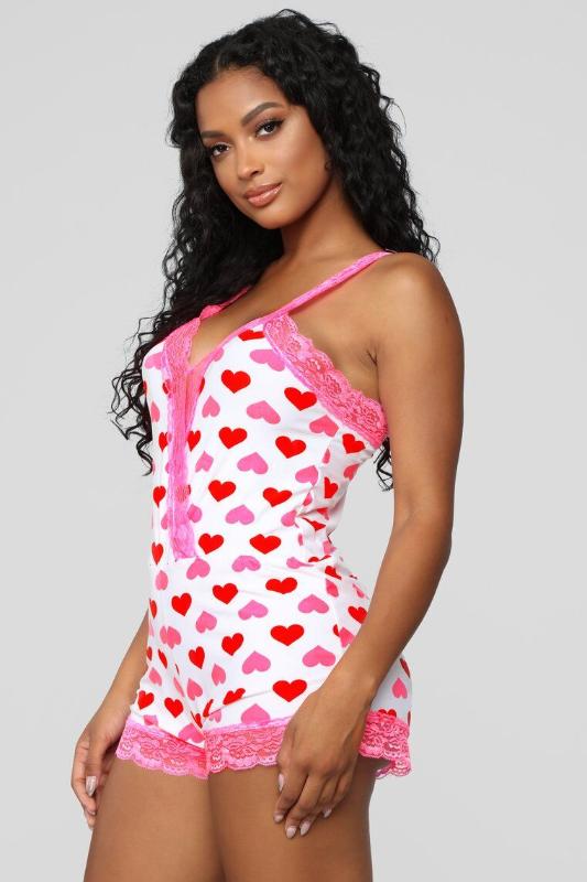 2020 Love Print Bodysuit Sexy Women Deep V-neck Bodycon Sleepwear Jumpsuit Button Bodysuit Shorts Sleeveless, Green
2020 Love Print Bodysuit Sexy Women Deep V-neck Bodycon Sleepwear Jumpsuit Button Bodysuit Shorts Sleeveless, Green