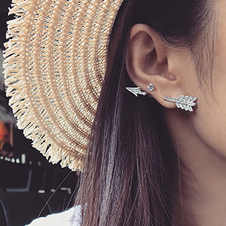 tide fan street personality charm arrows fashion silver earrings lovers jewelry wholesale
tide fan street personality charm arrows fashion silver earrings lovers jewelry wholesale