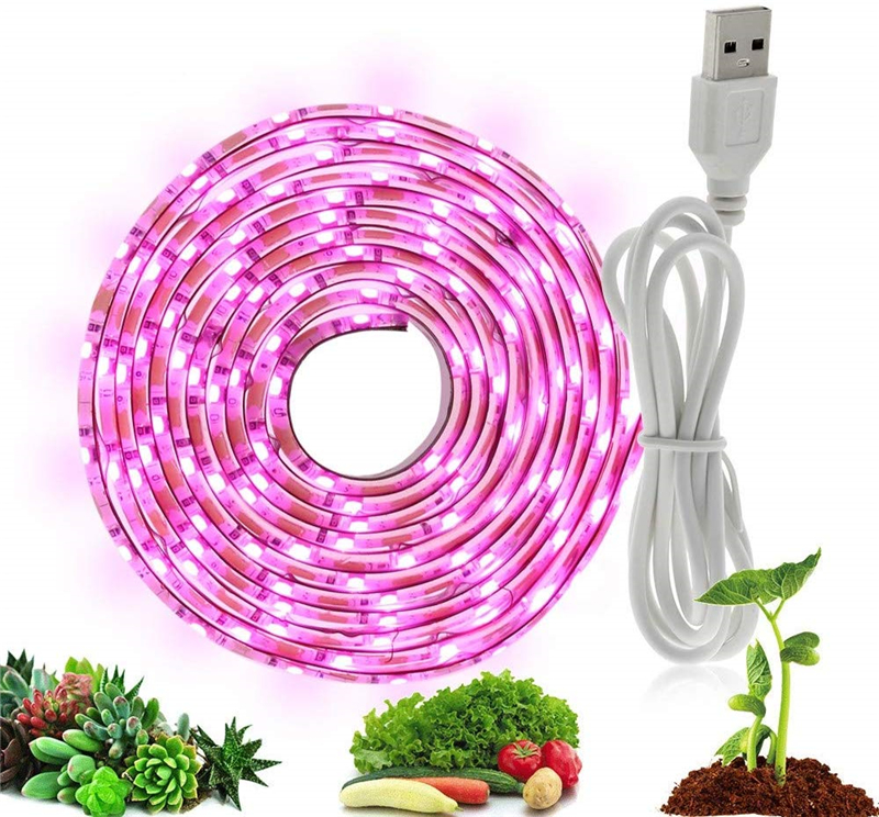 LED Grow Light Full Spectrum Plant Grow Strip Light USB 5V 2835 SMD Flexible Lamp for Indoor Plant Flower Seedling
LED Grow Light Full Spectrum Plant Grow Strip Light USB 5V 2835 SMD Flexible Lamp for Indoor Plant Flower Seedling