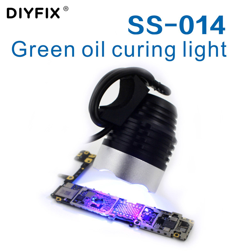 Sunshine SS-014 UV Green Oil Curing Repair Lamp UV Adhesive Curing Fluorescent Agent Phone Circuit Board Repairing Detector Tool
Sunshine SS-014 UV Green Oil Curing Repair Lamp UV Adhesive Curing Fluorescent Agent Phone Circuit Board Repairing Detector Tool
