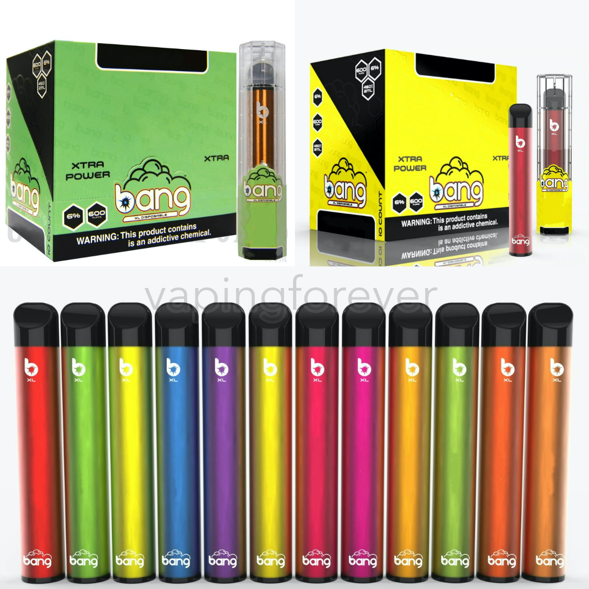 Newest Bang XL 600Puffs Disposable Vape Pen Pre-filled 2ml Cartridge Pods 450mAh Battery Vaporizers e Cigs Starter Kit VS Puff Posh Plus
Newest Bang XL 600Puffs Disposable Vape Pen Pre-filled 2ml Cartridge Pods 450mAh Battery Vaporizers e Cigs Starter Kit VS Puff Posh Plus