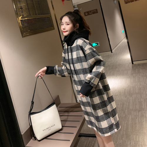 Autumn Hooded Black Plaid Loose Preppy Style Women Dress Plus Size Elegant Dresses Preppy Style Knee-length Women's Clothing, Photo color
Autumn Hooded Black Plaid Loose Preppy Style Women Dress Plus Size Elegant Dresses Preppy Style Knee-length Women's Clothing, Photo color